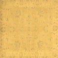 thumbnail image 1 of Ahgly Company Indoor Square Abstract Brown Modern Area Rugs, 5' Square, 1 of 4