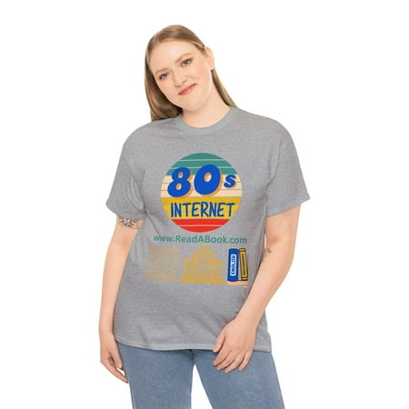 DJH Apparel | Classic 80s Retro Internet Unisex Heavy Cotton Tee