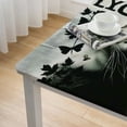 thumbnail image 5 of WYYP Cute Cat Square Tablecloth Outdoor Picnic Camping and Indoor Kitchen Dining Party 100% Polyester Fiber Mother's Day 52*52, 5 of 8
