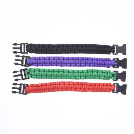 MageCrux 1PC Outdoor Camping Paracord Parachute Cord Emergency Survival Bracelet Rope