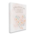 thumbnail image 3 of Stupell You Are So Loved Fun Heart Shape Inspirational Painting Gallery Wrapped Canvas Print Wall Art, 3 of 5