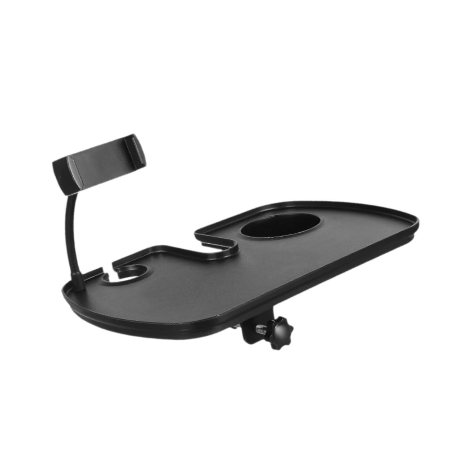 yotijay Microphone Stand Tray Clamp Tray Adjustable Mic Stand Load Capacity Drink Holder
