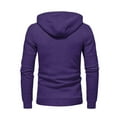 thumbnail image 4 of Vedolay Mens Hoodies Print Crew Neck Long Sleeves Sweatshirt Tops 2023 Purple,L, 4 of 5