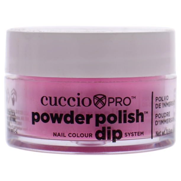 Polvo de uñas Cuccio Pro Powder Polish Nail Colour Dip System - Neon Pink Nail Powder Dama 0.5 oz