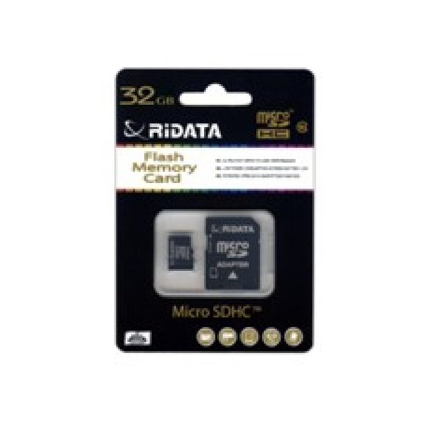 Ridata 8GB MicroSD Card Class 6 With SD Adapter Included