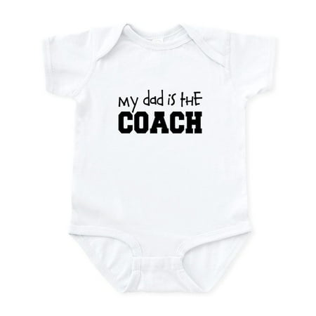 

CafePress - My Dad Is The Coach - Baby Light Bodysuit Size Newborn - 24 Months