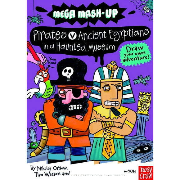 Pre-Owned Mega Mash-Up: Ancient Egyptians vs. Pirates in a Haunted Museum (Paperback) 0763659010 9780763659011