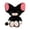 Black, variant on PP Cotton Cute Cat Plush Toy for Modern Home Decor and Elegant Soft Animal Figure Collection, 15.7 inch White