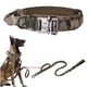 thumbnail image 1 of Military Tactical Dog Collar Leash Set Durable Pet Collar Retractable Leash Medium Large Dog German Shepherd Training Accessorie ShopWise Round, 1 of 20