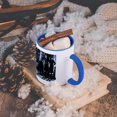 thumbnail image 5 of 3dRose, Nordic Ski Club Cyan, 11oz Two-Tone Blue Mug, 5 of 7