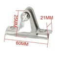 thumbnail image 2 of Boat Bimini Top Deck Hinges Fitting Concave Base Hardware 316 stainless steel, 2 of 7