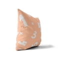 thumbnail image 3 of Numbers Peach Throw Pillow, 3 of 4