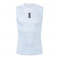 thumbnail image 1 of Ropa interior de ciclismo para hombre, chaleco reflectante de secado rápido, elástico, color blanco, 1 of 4