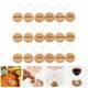 thumbnail image 3 of 18 piezas de corcho en blanco para copas de vino, identificadores de bebidas para bodas., 3 of 6