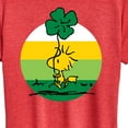 thumbnail image 3 of Peanuts - Woodstock Shamrock - Women's Short Sleeve Graphic T-Shirt, 3 of 6