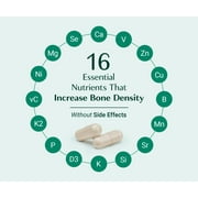 AlgaeCal Plus - Plant-Based Calcium with Vitamin D, K2-MK7 for Women & Men, Clinically Supported to Increase Bone Density, 1-Month Supply