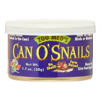 Zoo Med Can O' Snails Reptile, Bird & Mammal Food, 1.7 oz