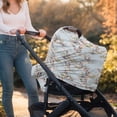 thumbnail image 5 of Renewold Easter Rabbit Floral Blue Baby Car Seat Covers Nursing Scarf Car Seat Canopy Shopping Cart Cover and High Chair Cover Protect Babies and Breastfeeding Mothers, 5 of 7