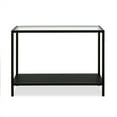 thumbnail image 4 of Henn&Hart 36" Blackened Bronze Metal/Glass Console Table, 4 of 9