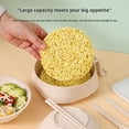 thumbnail image 4 of Hariumiu Microwave Ramen Bowl Set with Strainer Noodle Bowls for Soup Cereal Salad Large Capacity Soup Bowl College Dorm Room Essentials, 4 of 8