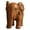 A, variant on KGJQ Elephant Figurine Ornament, Resin Wood Grain Elephant Statue, Auspicious Animal Sculpture for Home Office Living Room Bedroom Decoration