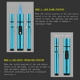 thumbnail image 2 of 5.7in Double Jet Flame Butane Torch Lighter with Flame Locking & Safety Switch Function. Blue(Sold without Gas), 2 of 6