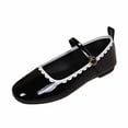 thumbnail image 2 of Viluyesy Womens Mary Jane Flats, Shallow Adjustable Strap Square Toe Fashion Dressy Ballet Flats Black US9.5, 2 of 9
