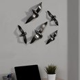 thumbnail image 3 of Danya B. Set of 5 Brushed Metal Wall Decor Flying Birds, 3 of 3