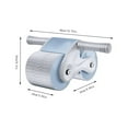 Shape Up Efficiently Ab Roller Workout Machine For Core Strengthening Featuring Auto Mechanism
