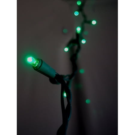 - Fantado 70 Outdoor Green LED 5mm Polka Dot String Lights, 23.6 FT Green Cord, Weatherproof, Expandable by PaperLanternStore