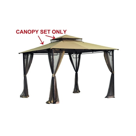 Sunjoy Replacement Canopy set for L-GZ136PST-8 10X10 ...