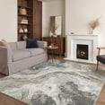 thumbnail image 6 of 5x7 Area Rugs for Living Room Non Slip Low Pile Lightweight Print Pattern, Machine Washable Indoor Rug for Bedroom Home Decor, MarbleStone Grey, 6 of 6