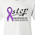thumbnail image 4 of Inktastic Stop Domestic Violence-purple Ribbon Youth T-Shirt, 4 of 5
