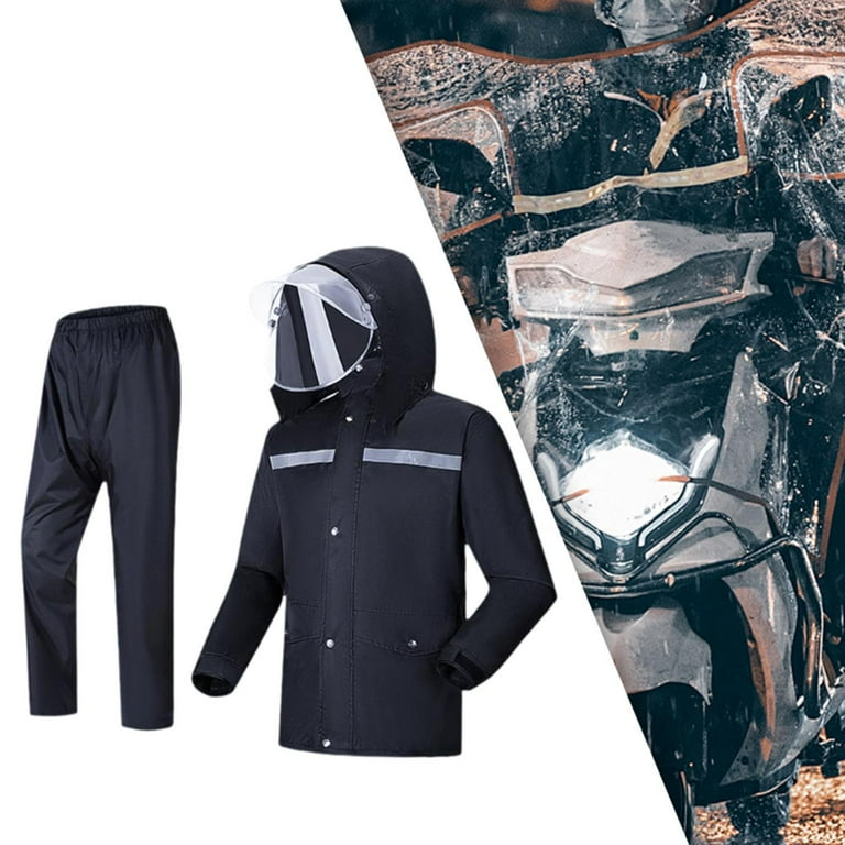 Menolana Rain Suit with Face Cover Rainproof Full Body Menolana Rain Suit with Face Cover Rainproof Full Body