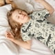 thumbnail image 5 of Balery Vintage Moon Fox Conjunto de Pijama Infantil de Manga Corta con Estampado – Ropa de Dormir de Algodón Suave-XX-Large, 5 of 6
