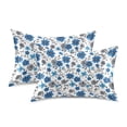 thumbnail image 3 of Ryvnso Satin Pillowcase Flower Pattern Pillow Cases Standard Size 26x20in, 3 of 6