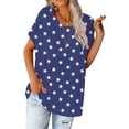 thumbnail image 2 of Mint Plus Pink - Women's Comfy Loose Fit T-Shirts with Crew Neck Elegance, 2 of 5