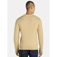 thumbnail image 5 of Tribekka 44 Men's Textured Crewneck Sweater, Sizes XS-3XL, 5 of 5