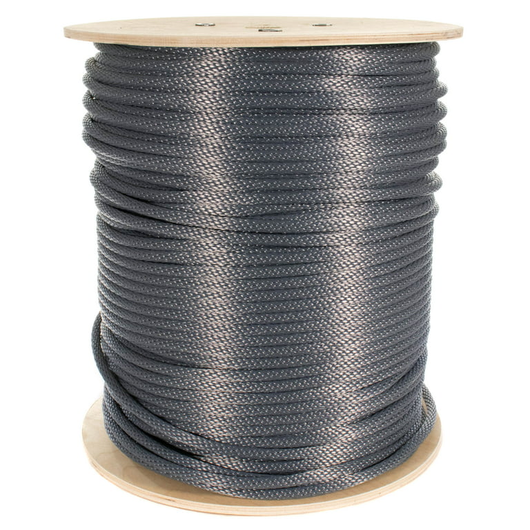Golberg Braided Nylon Rope with Galvanized Wire Core - High Tensile  Strength Cable Halyard for Flagpoles - 3/8 Inch x 100 Feet 