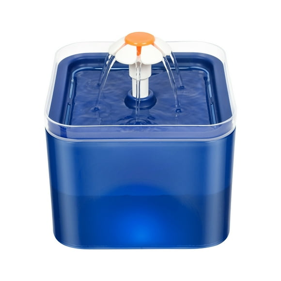 Fiudx Bebedero Inteligente para Mascotas, con Iluminación Led, Circulación Activa de Agua, Funcionamiento Silencioso, Carga Usb, Capacidad de 2 L, Múltiples Sistemas de Purificación, Estación de Hidr