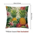 thumbnail image 4 of BANET  Pineapples Decorative Throw Pillow Cover Case Outdoor Pillow Cases Square Standard Cushion Covers for Sofa Couch Bed Pillow Cases Set of 2 22x22in, 4 of 7