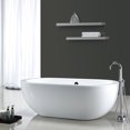 thumbnail image 2 of Sacha 71 in. Freestanding Acrylic Tub in Glossy White, 2 of 5