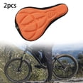 thumbnail image 2 of Funda para asiento de bicicleta, funda para cojín de asiento de bicicleta, práctica, elegante, protectora portátil Naranja, 2 of 8