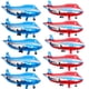 thumbnail image 1 of 10 globos de avión de aluminio para decoración creativa de fiestas infantiles (5 azules, 5 rojos), 1 of 8