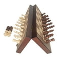 thumbnail image 3 of 2-in-1 Solid Wood Magnetic Chess Checkers Set, 3 of 8