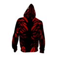 thumbnail image 2 of Sudadera con capucha de dibujos animados para hombre, con cremallera y estampado digital, de manga larga, popular para jóvenes, novedad de 2022, 2 of 3