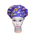 thumbnail image 4 of Operating Hats Nurses Long-time Service Gourd-shaped Pure Color Button Professional Assorted Colors Multifunctional Working Caps Hallowmas, 4 of 5