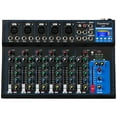 thumbnail image 1 of Depusheng HT7 Bluetooth Portable Audio Mixer w/USB DJ Sound Mixing Console MP3 Jack 48V Power for Computer Recording, 7-Channel Bands Mixing Boards For Studio Recording, 1 of 7