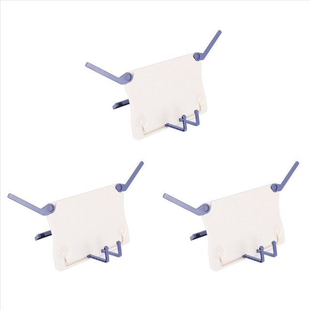 3X Soporte de Musica de Mesa Plegable Sostenedor de Musica de Hoja de ABS Aplicable para Guitarra Piano Violin Instrumento Musical Universal