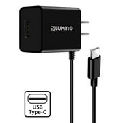 Luxmo 2.1A  Travel Wall Charger [USB TYPE-C] with Bonus USB Port for Sonim XP5s, XP8